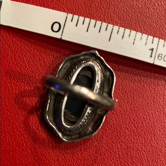 Vintage estate sterling silver opera ring - Picture 6 of 10